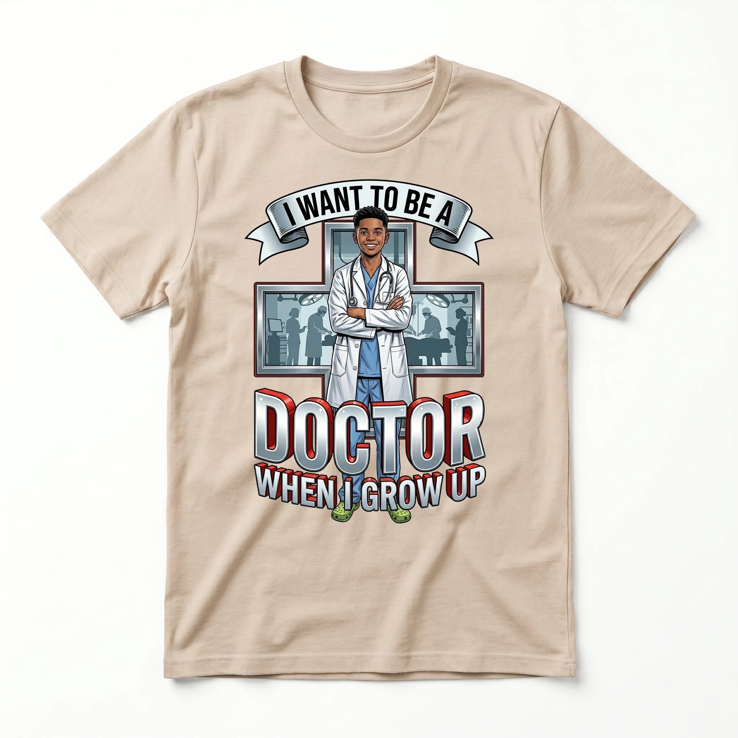 Future Doctor Tee – Black Boy