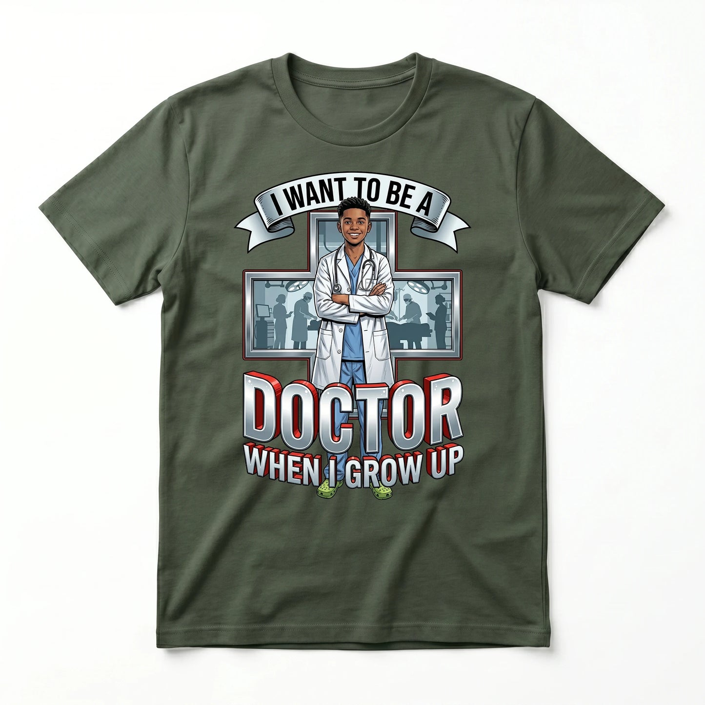 Future Doctor Tee – Black Boy