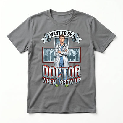 Youth Future Doctor Tee – White Boy