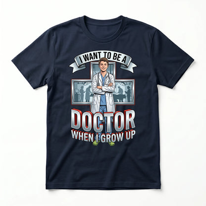 Youth Future Doctor Tee – White Boy