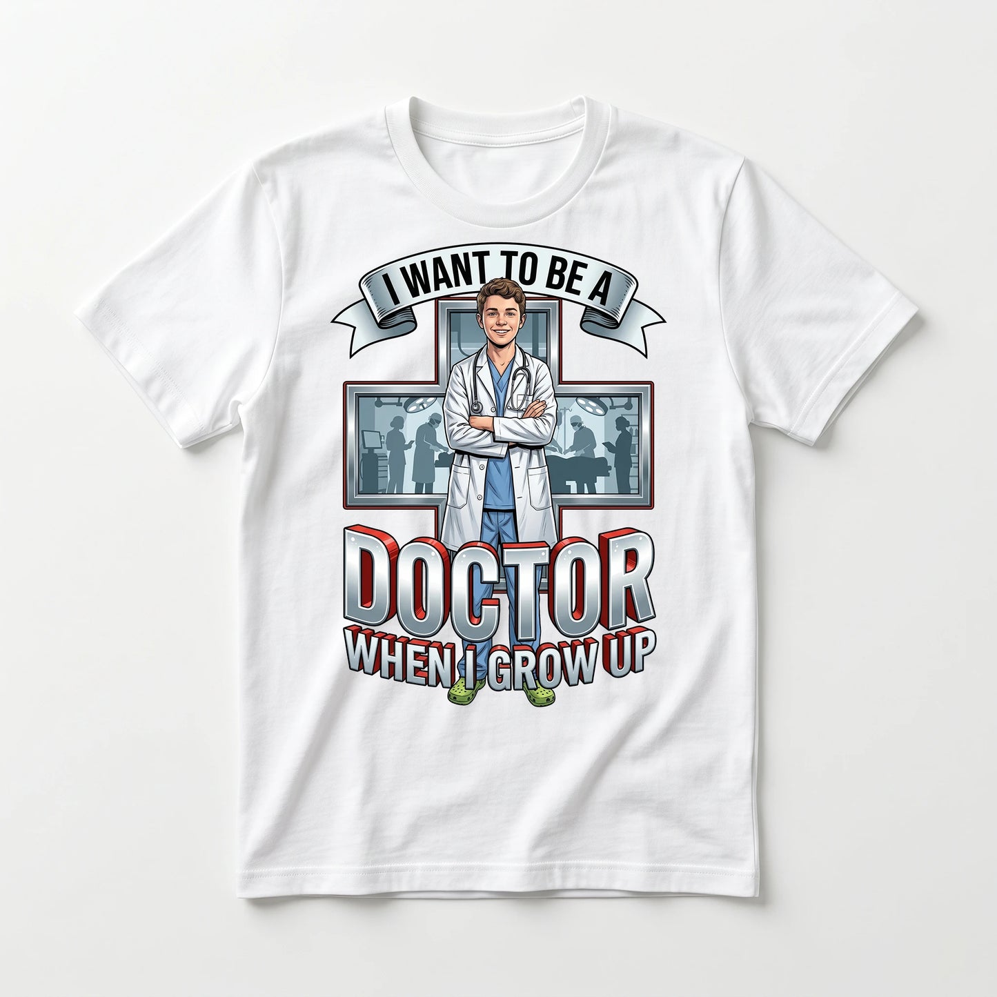 Future Doctor Tee – White Boy