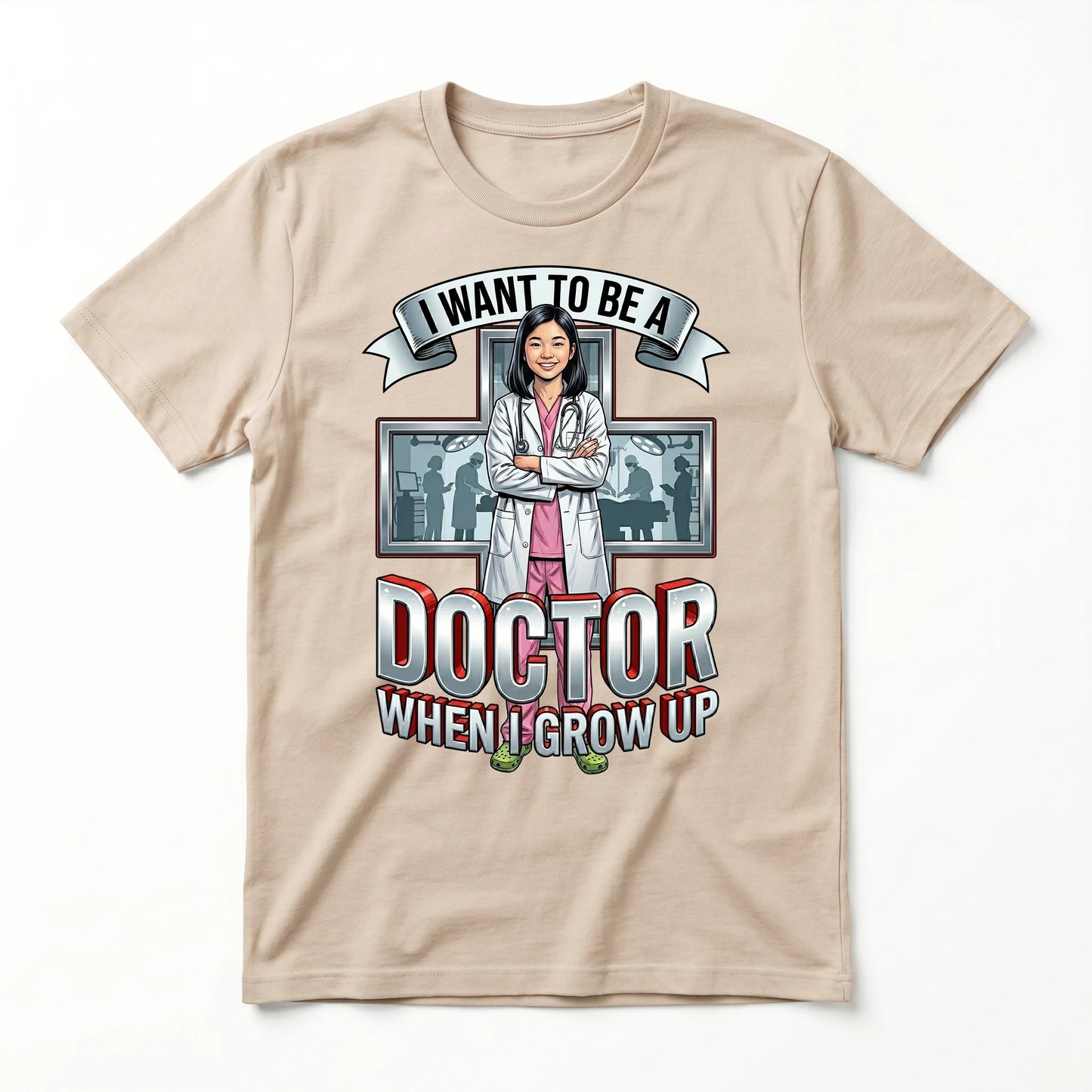 Future Doctor Tee – Asian Girl