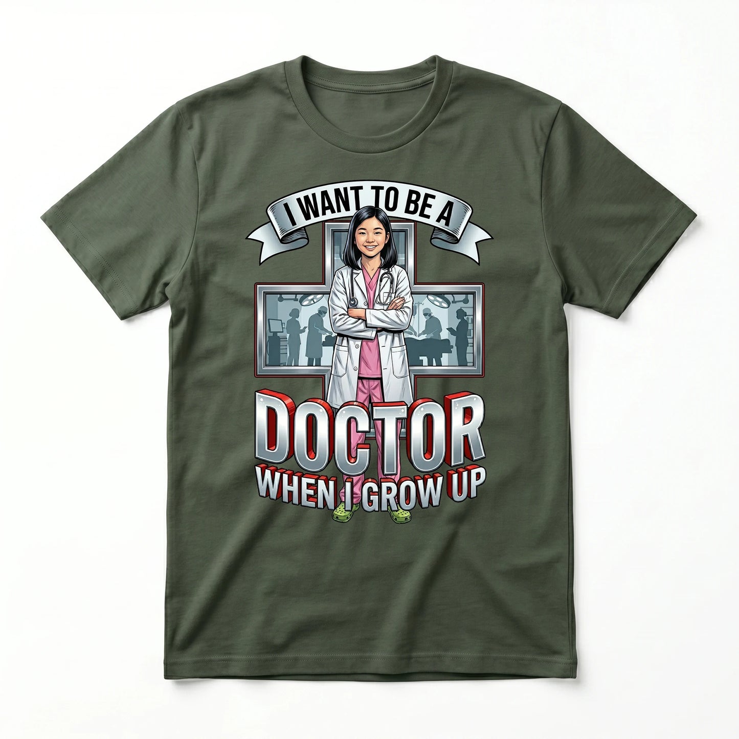 Future Doctor Tee – Asian Girl