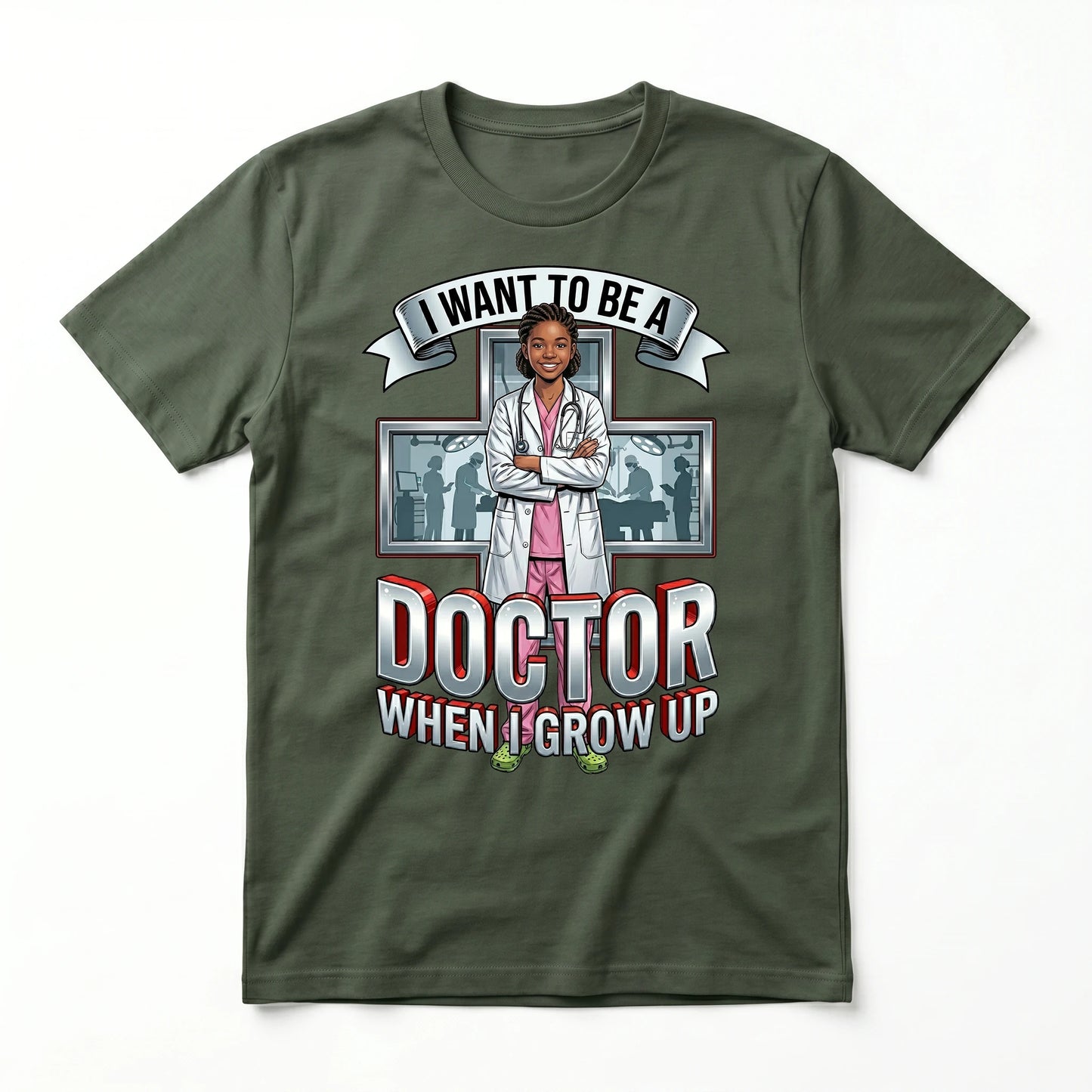 Future Doctor Tee – Black Girl