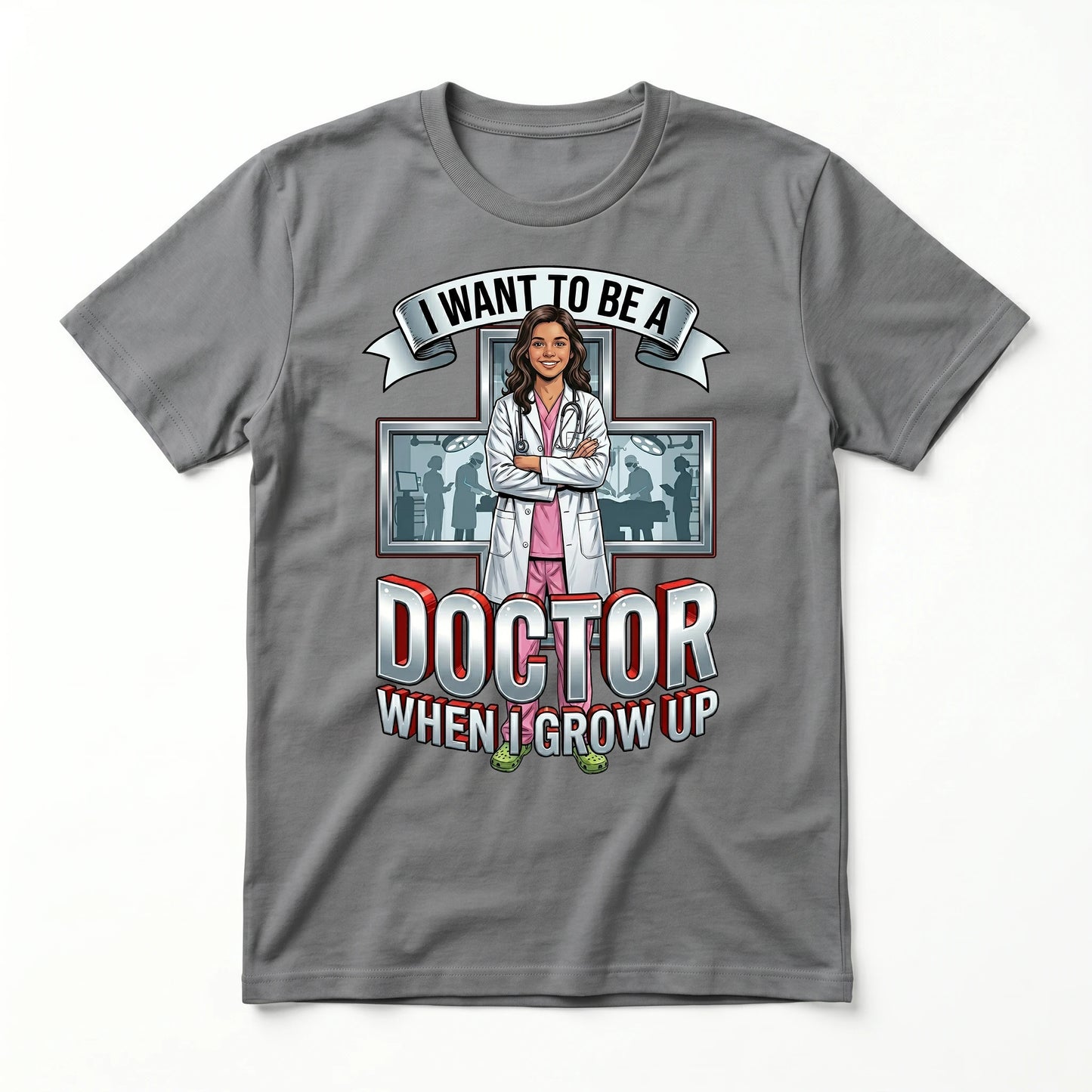Youth Future Doctor Tee – Latina Girl