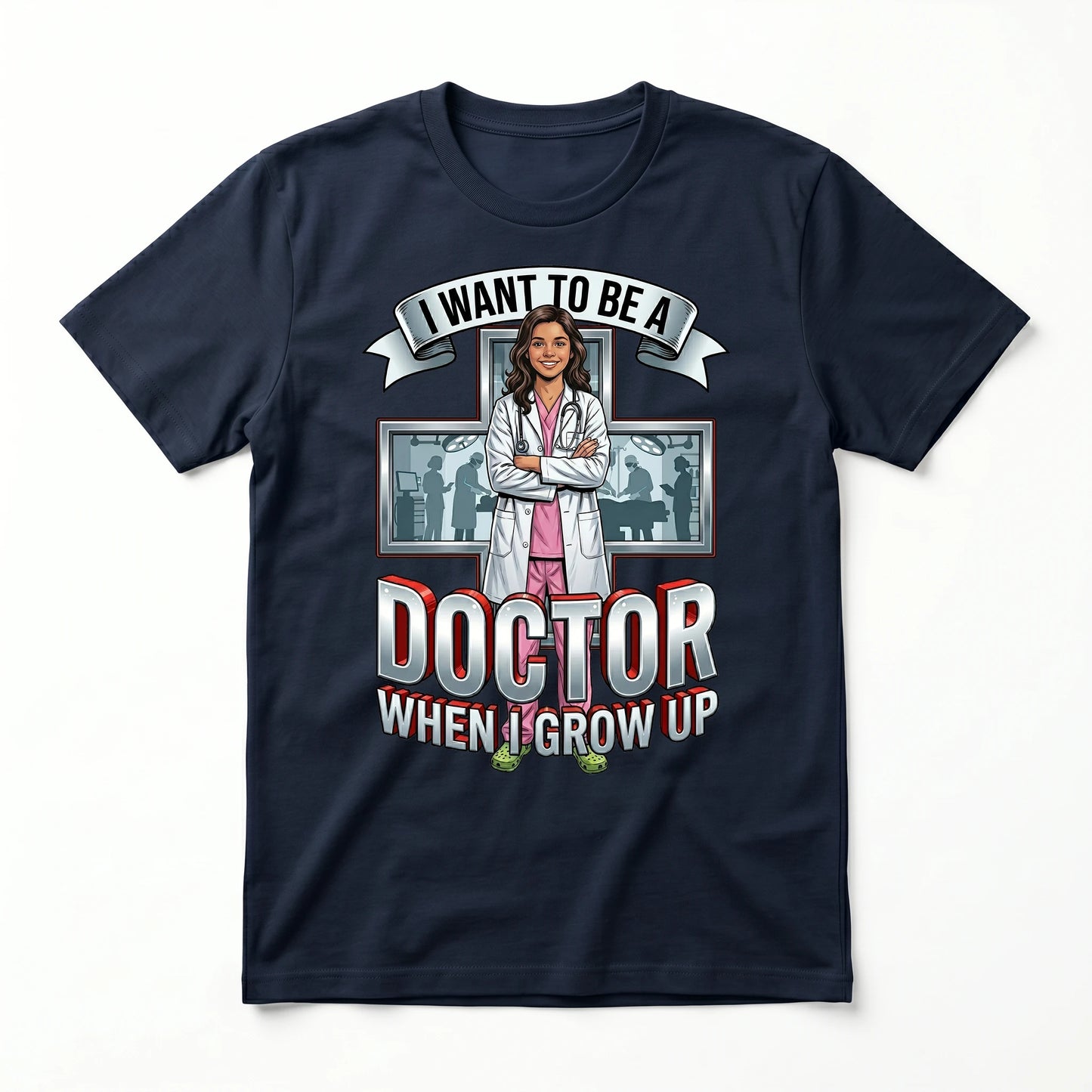 Youth Future Doctor Tee – Latina Girl