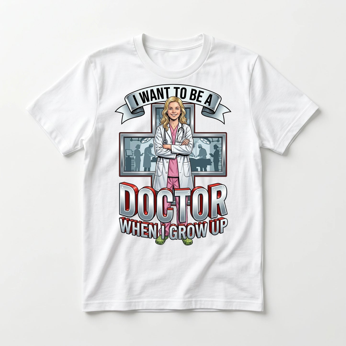 Future Doctor Tee – White Girl