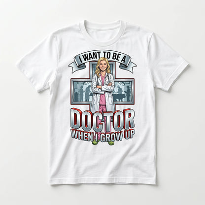 Future Doctor Tee – White Girl
