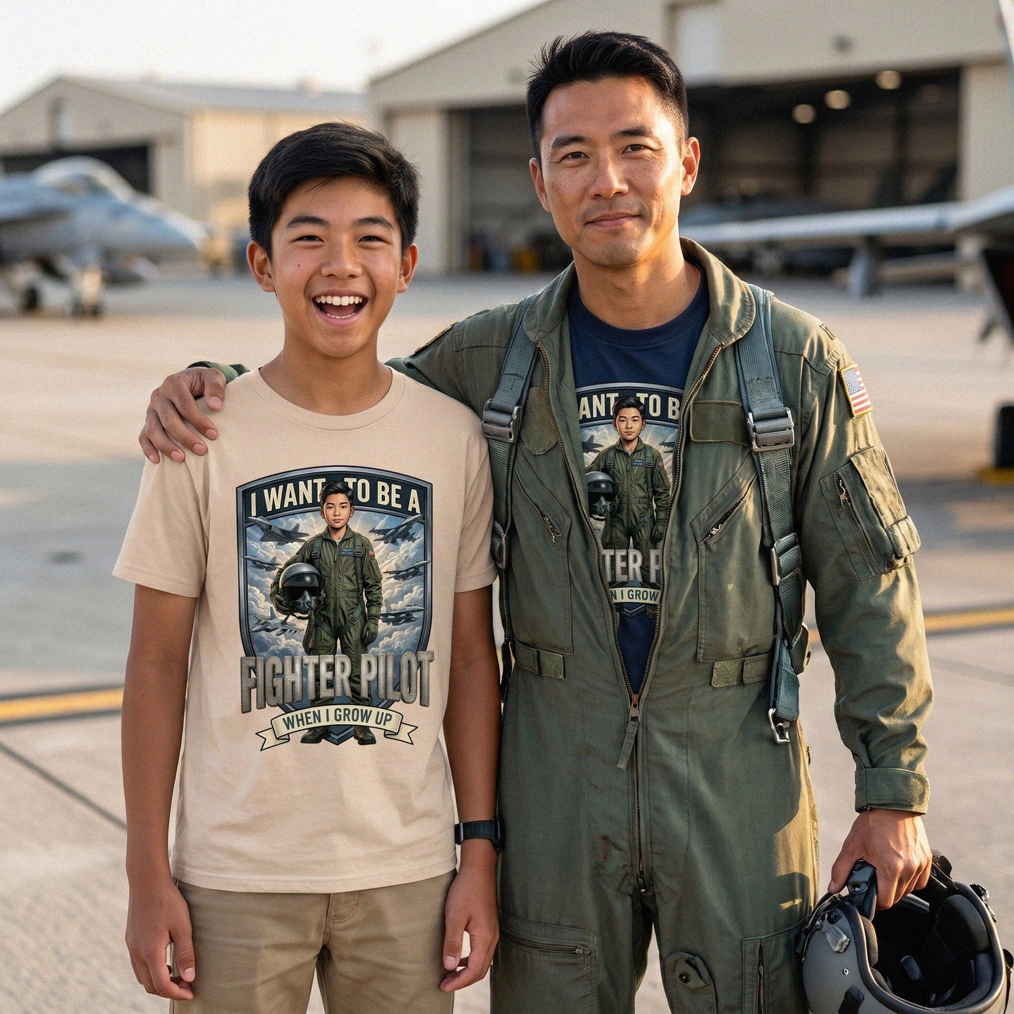 Future Fighter Pilot Tee – Asian Boy
