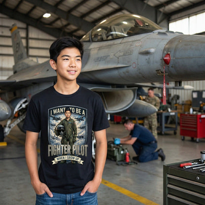 Future Fighter Pilot Tee – Asian Boy