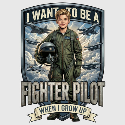 Youth Future Fighter Pilot Tee – White Boy