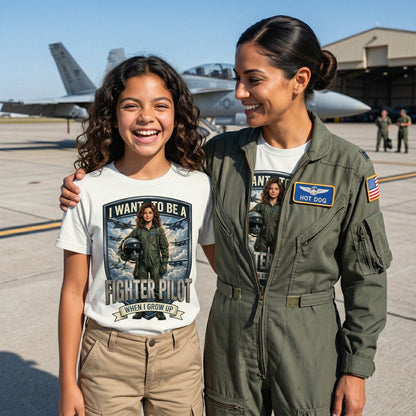 Youth Future Fighter Pilot Tee – Latina Girl