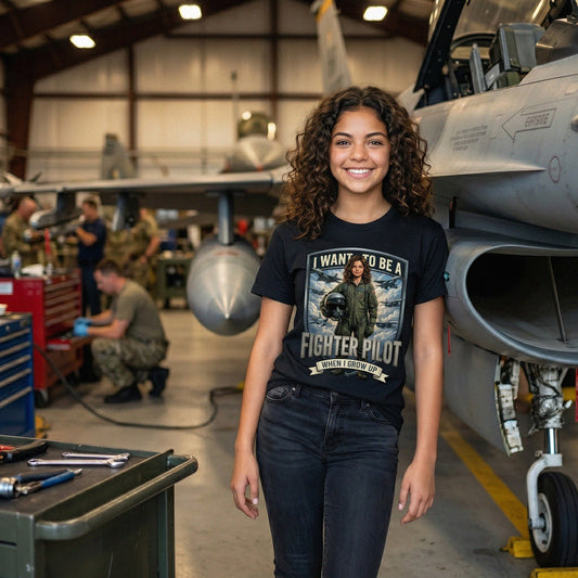 Future Fighter Pilot Tee – Latina Girl