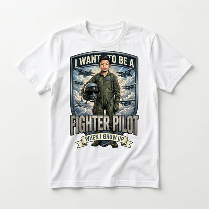 Youth Future Fighter Pilot Tee – Asian Boy