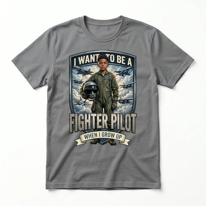 Future Fighter Pilot Tee – Black Boy