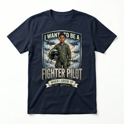 Future Fighter Pilot Tee – Black Boy