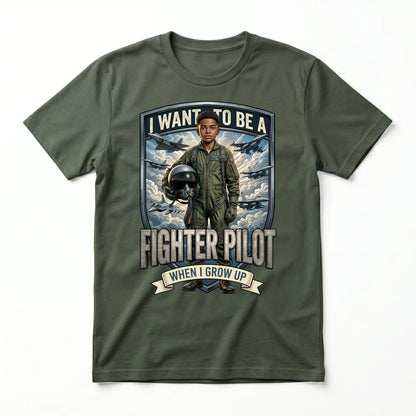 Future Fighter Pilot Tee – Black Boy