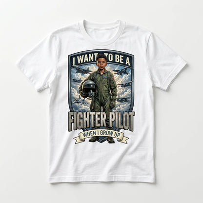 Future Fighter Pilot Tee – Black Boy