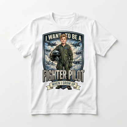 Youth Future Fighter Pilot Tee – White Boy