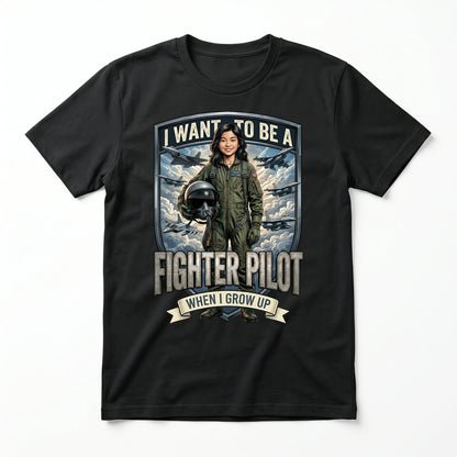 Youth Future Fighter Pilot Tee – Asian Girl