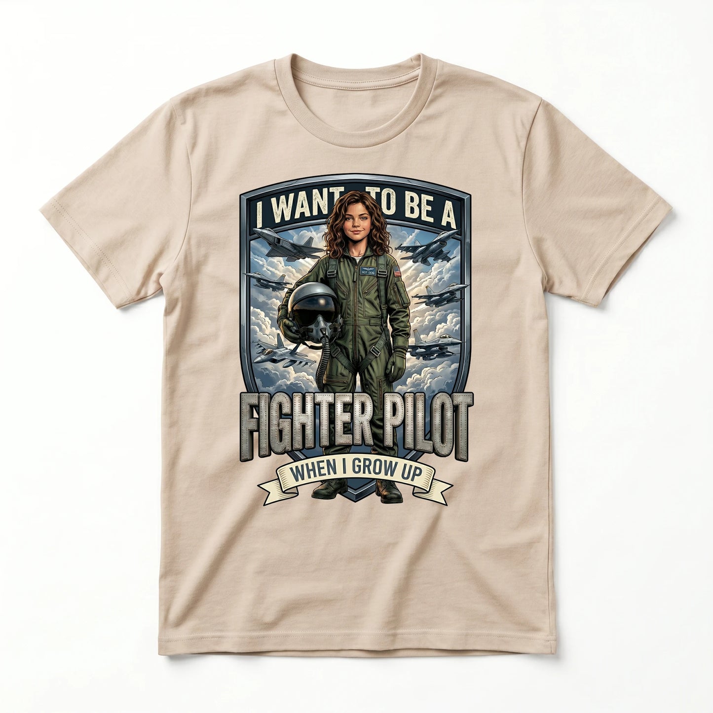 Future Fighter Pilot Tee – Latina Girl
