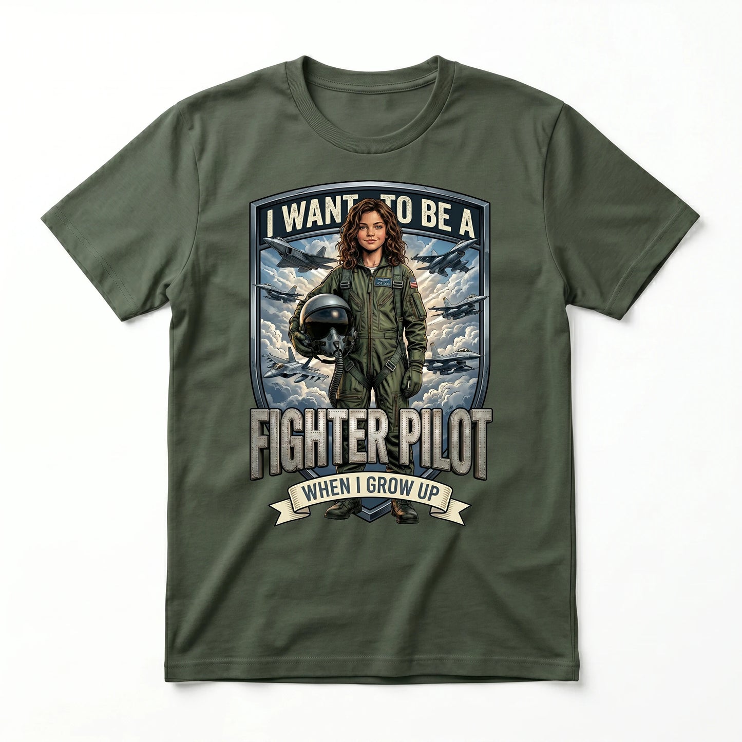 Future Fighter Pilot Tee – Latina Girl