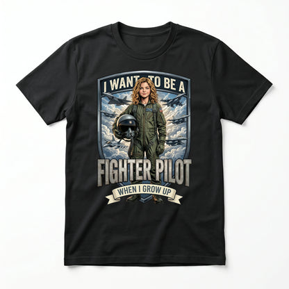 Youth Future Fighter Pilot Tee – White Girl