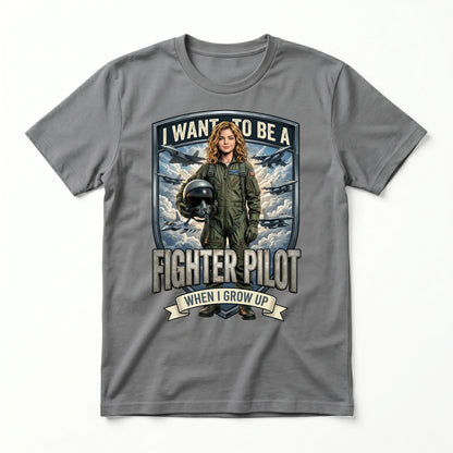 Youth Future Fighter Pilot Tee – White Girl