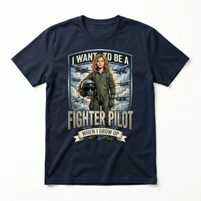 Youth Future Fighter Pilot Tee – White Girl