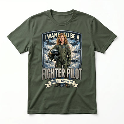 Future Fighter Pilot Tee – White Girl
