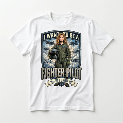 Youth Future Fighter Pilot Tee – White Girl