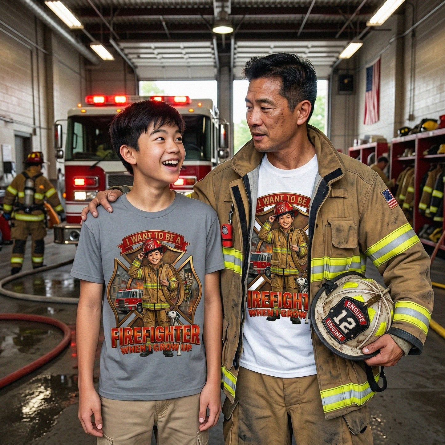 Future Firefighter Tee – Asian Boy