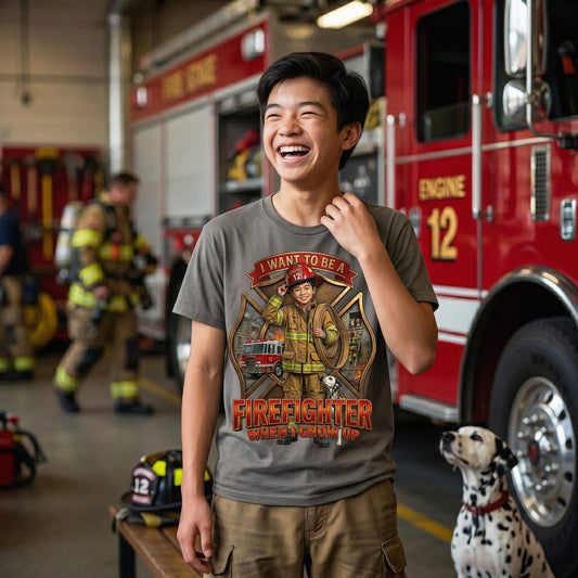Future Firefighter Tee – Asian Boy