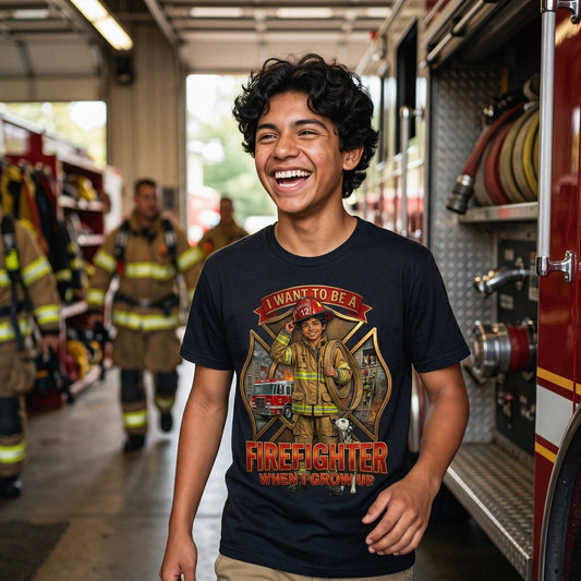 Future Firefighter Tee – Latino Boy
