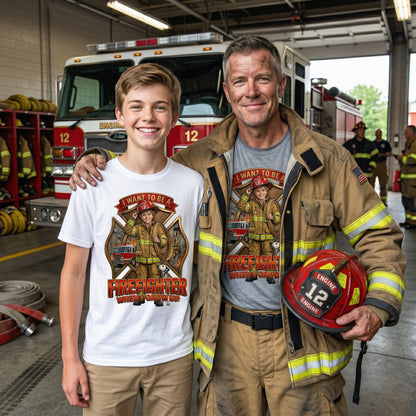 Future Firefighter Tee – White Boy