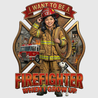 Future Firefighter Tee – Asian Girl