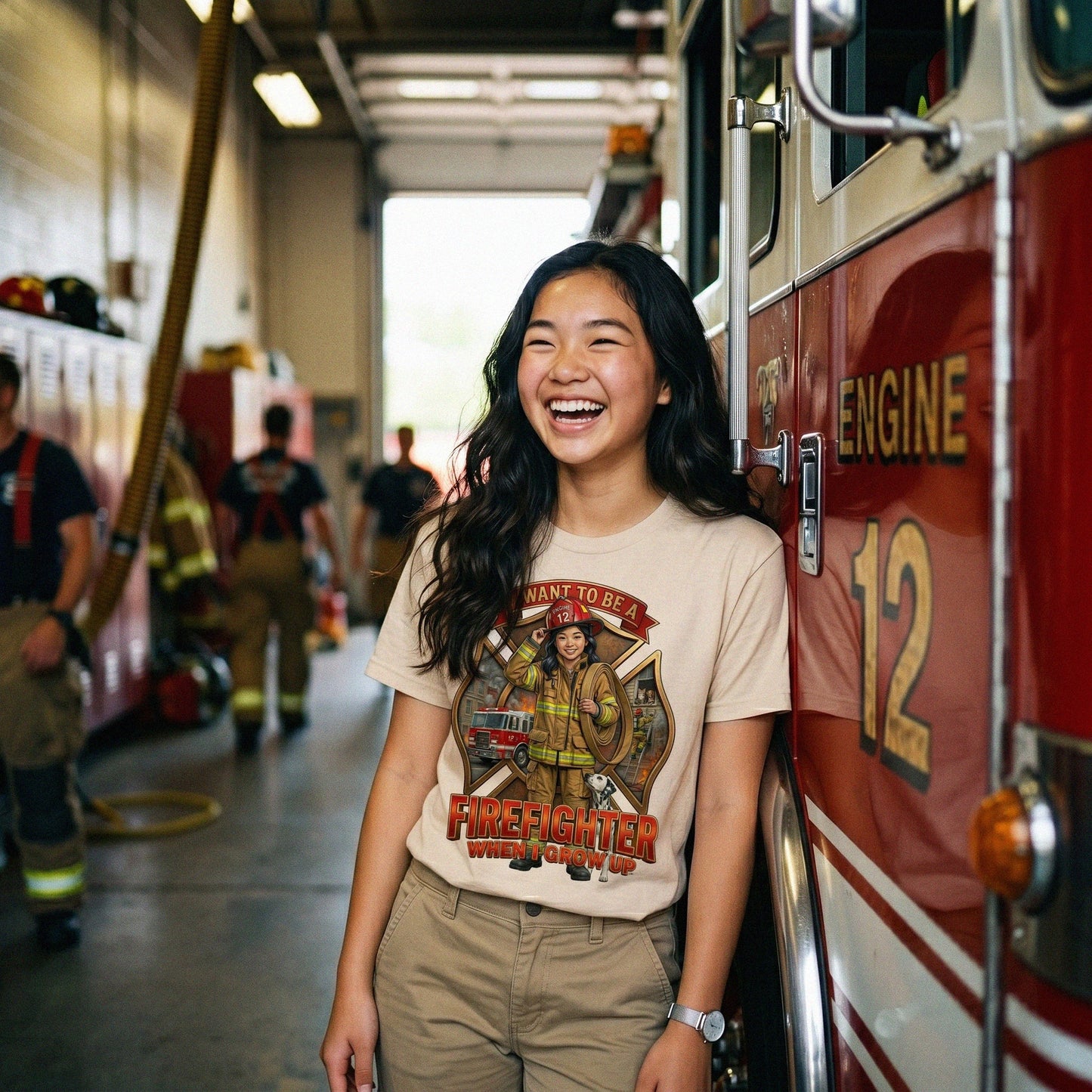 Future Firefighter Tee – Asian Girl