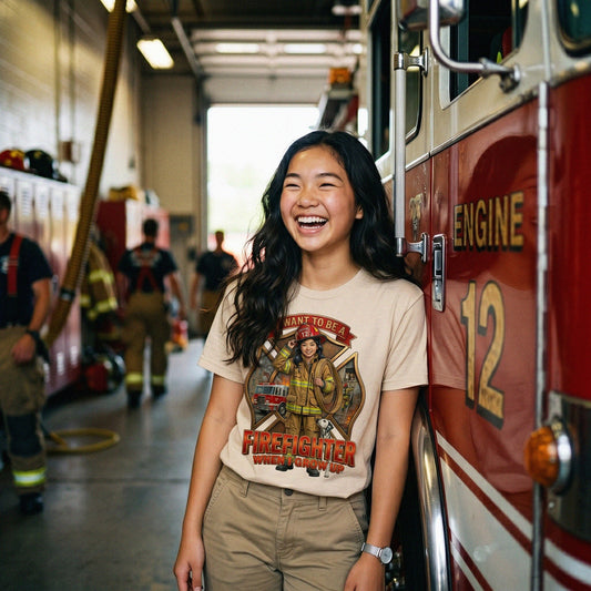 Future Firefighter Tee – Asian Girl