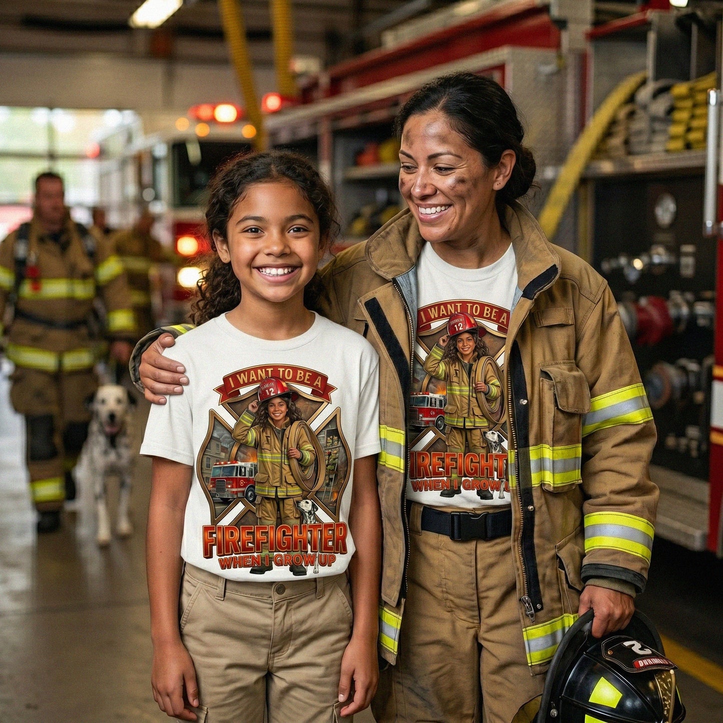 Youth Future Firefighter Tee – Latina Girl
