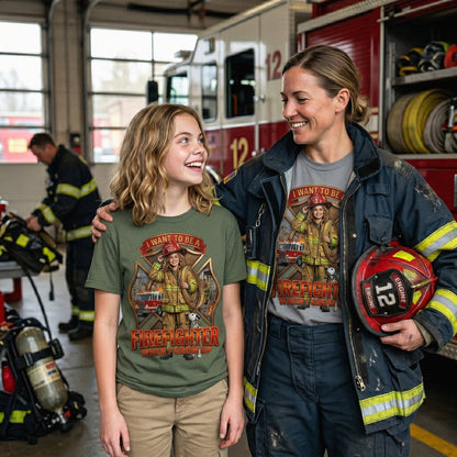 Future Firefighter Tee – White Girl