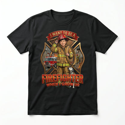 Youth Future Firefighter Tee – Asian Boy