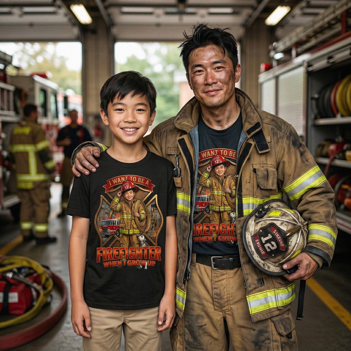 Youth Future Firefighter Tee – Asian Boy