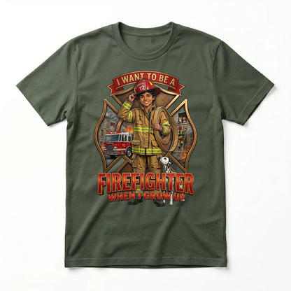 Future Firefighter Tee – Latino Boy