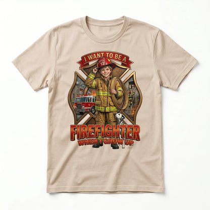 Future Firefighter Tee – White Boy