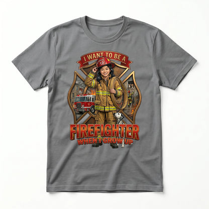 Youth Future Firefighter Tee – Asian Girl