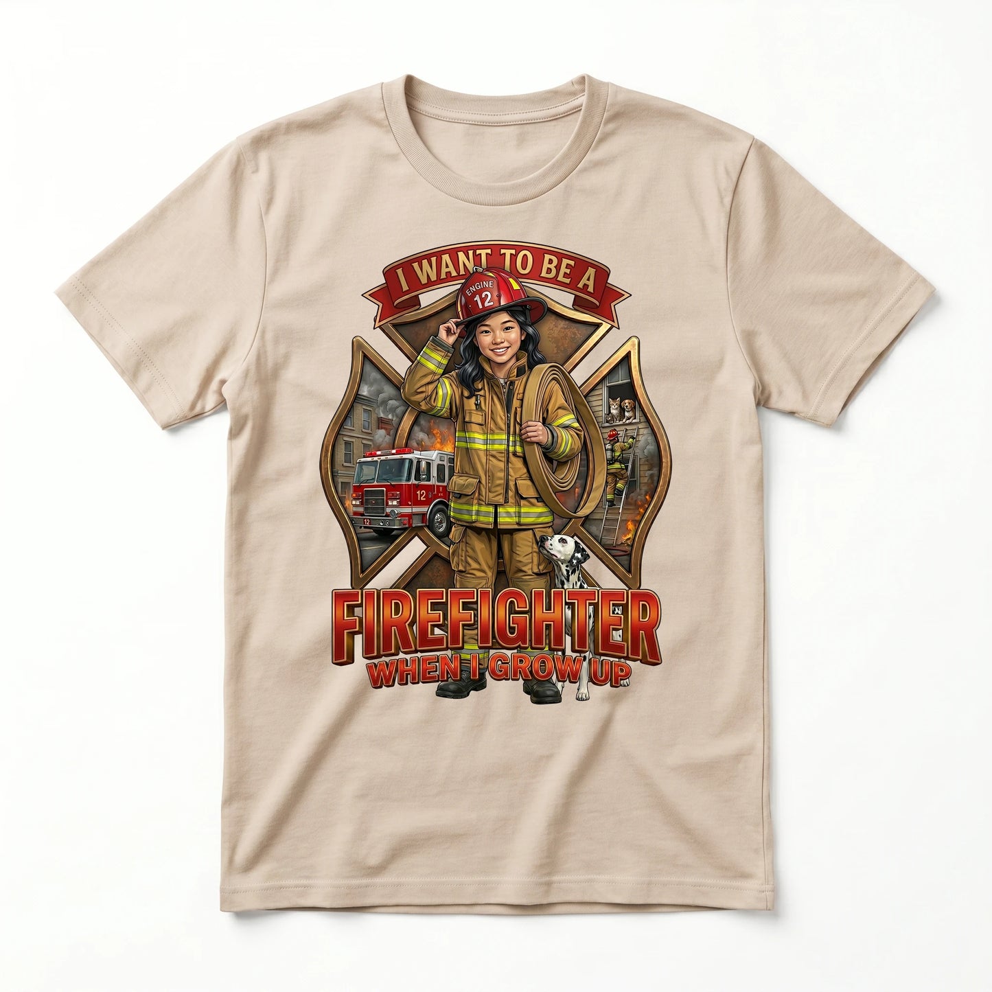Future Firefighter Tee – Asian Girl