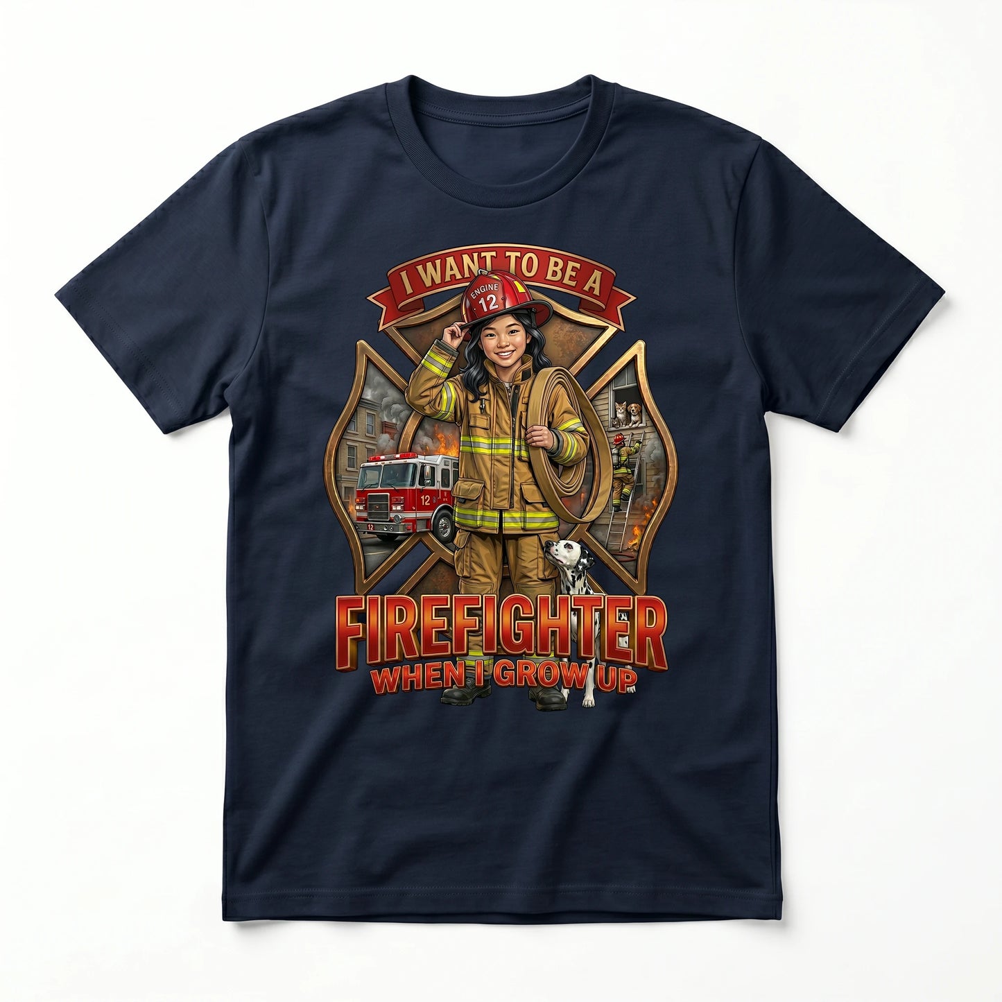 Future Firefighter Tee – Asian Girl