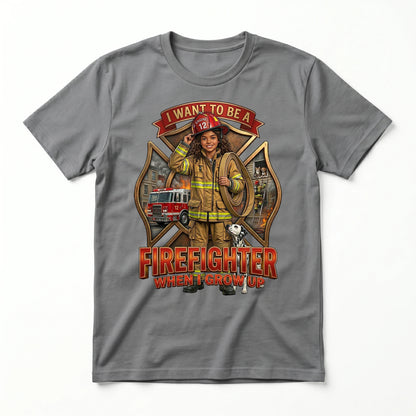 Youth Future Firefighter Tee – Latina Girl