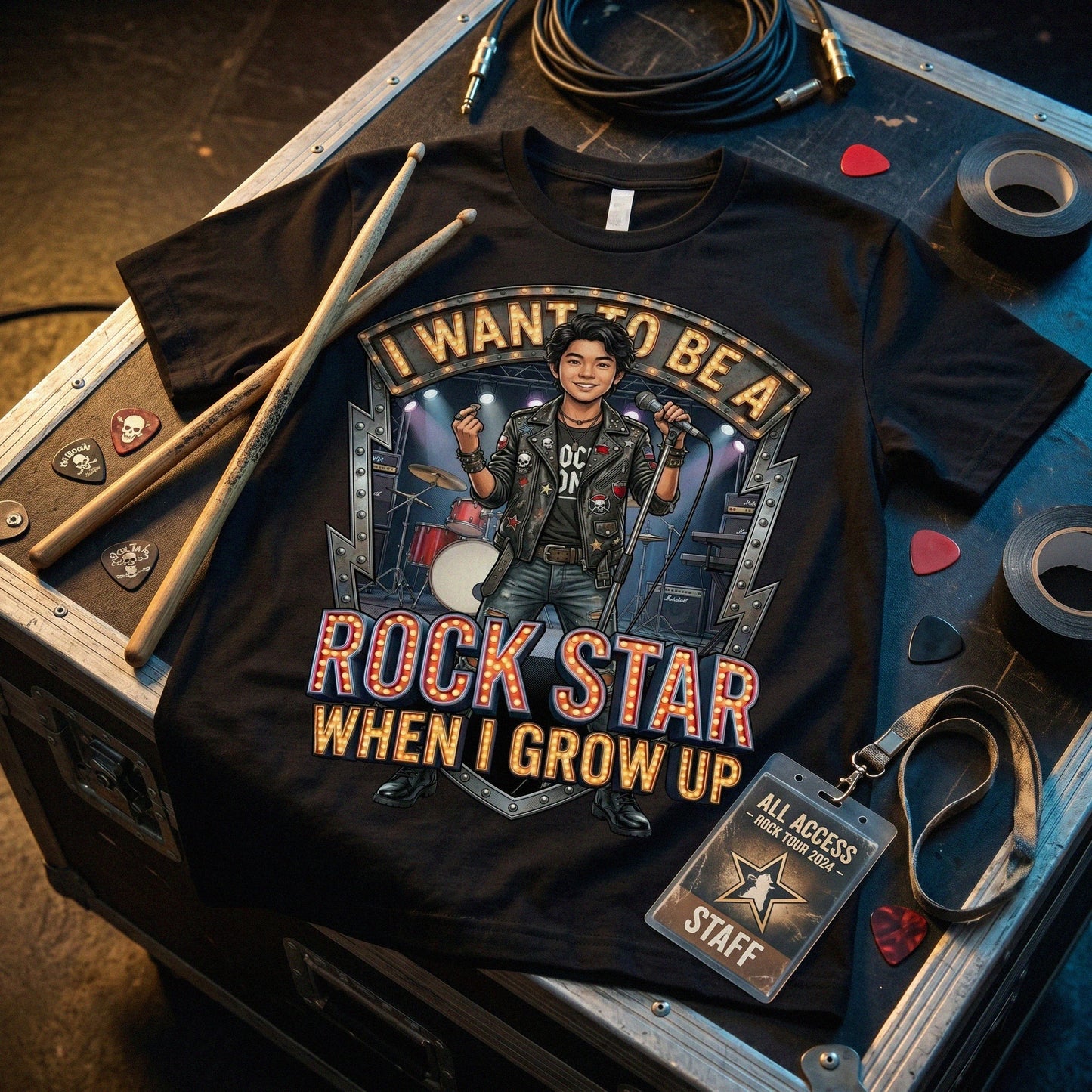 Youth Future Rock Star Tee – Asian Boy