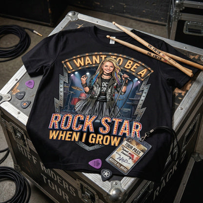 Youth Future Rock Star Tee – White Girl